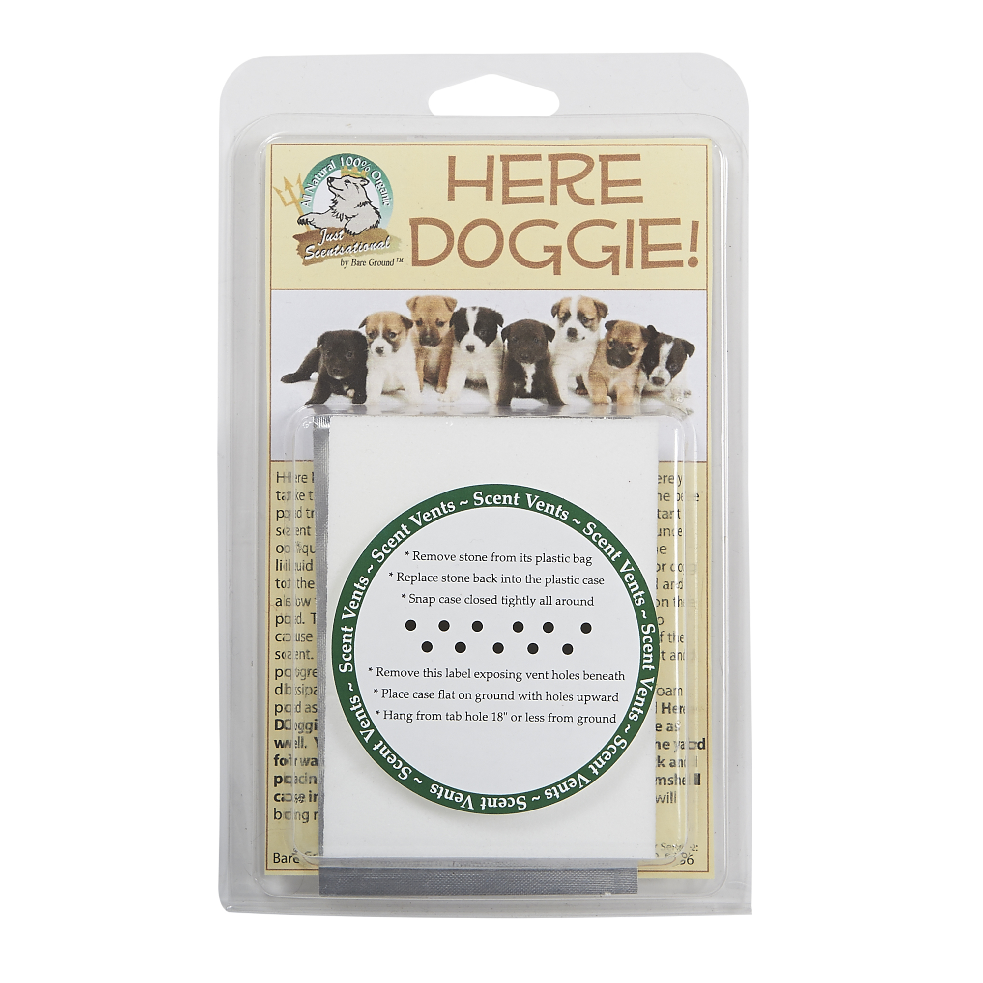 Bare Ground, Dog Attraction Training Stone With Urine, Model# HD-1